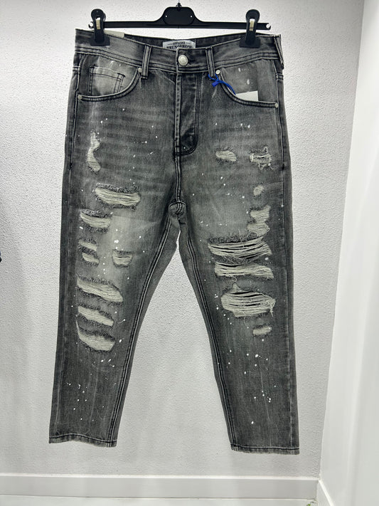 JEANS DENIM STRAPPI